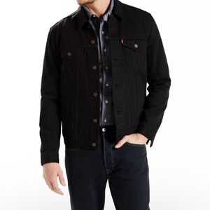 LEVI'S Men's Regular Fit Stretch Denim Trucker Jacket size L New with tags